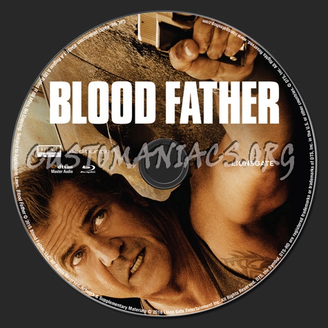 Blood Father blu-ray label