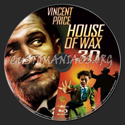 House of Wax (1953) blu-ray label