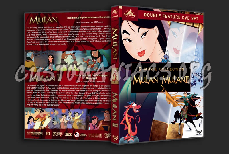 Mulan Double Feature dvd cover