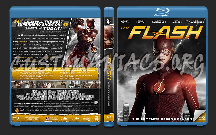 Flash Season 2 blu-ray cover