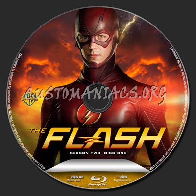 Flash Season 2 blu-ray label