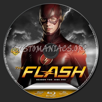 Flash Season 2 blu-ray label