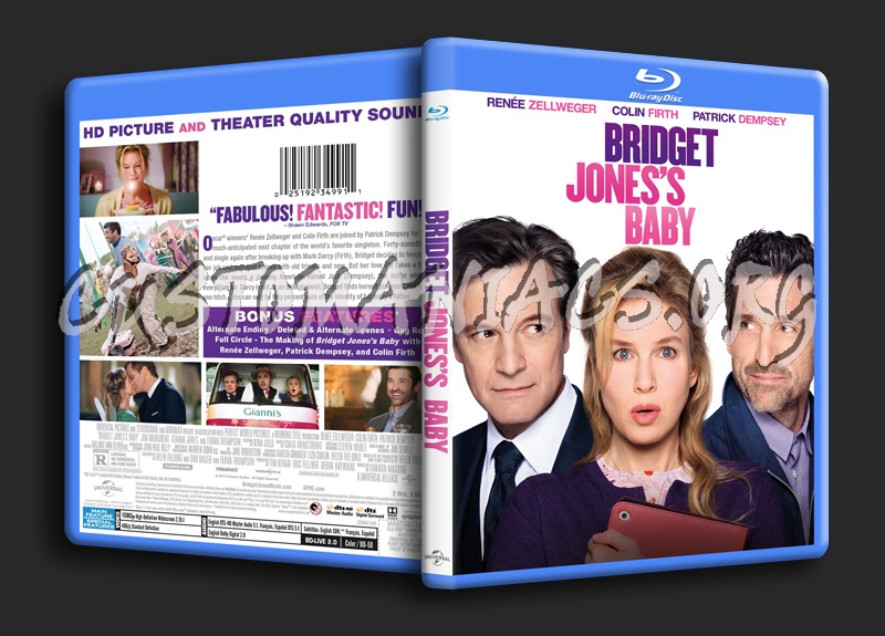 Bridget Jones's Baby blu-ray cover