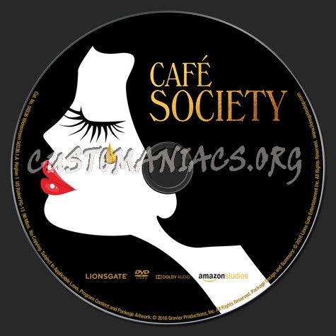 Cafe Society dvd label