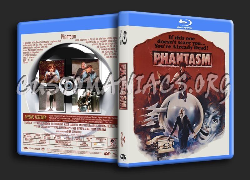 Phantasm Remastered 1 blu-ray cover