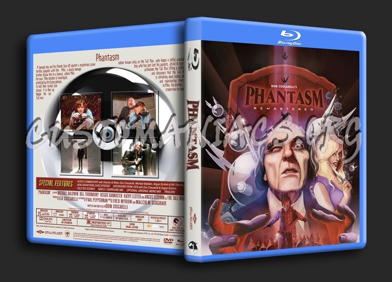 Phantasm Remastered 1 blu-ray cover