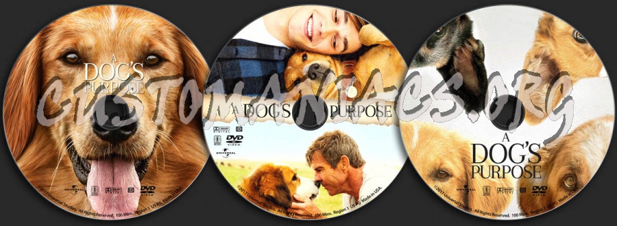 A Dog's Purpose dvd label