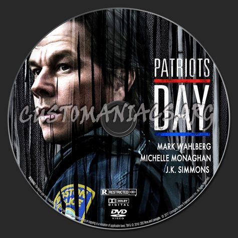 Patriots Day dvd label