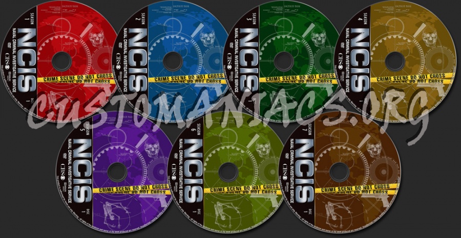 NCIS Seasons 1-15 dvd label