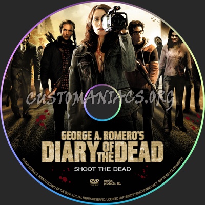 Diary Of The Dead dvd label