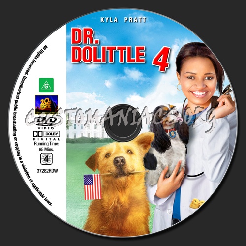 Dr. Dolittle 4 dvd label