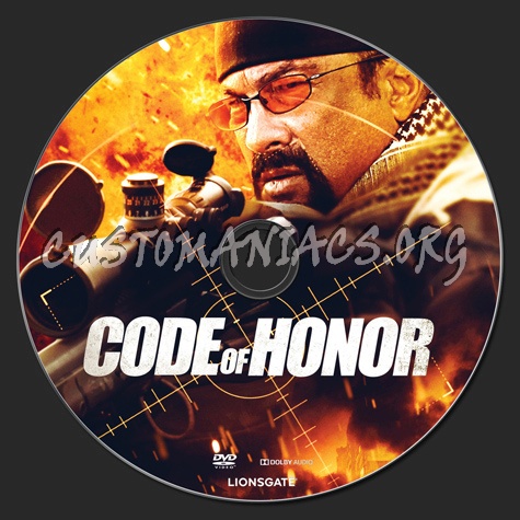 Code of Honor dvd label