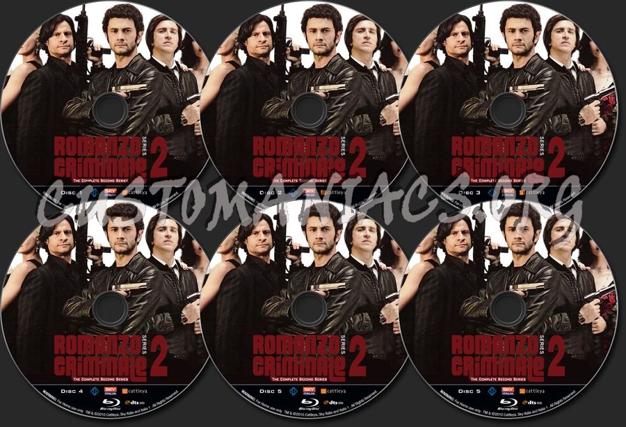 Romanzo Criminale Season 2 blu-ray label