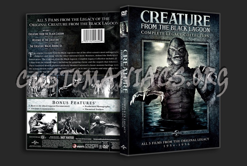 Creature From the Black Lagoon Legacy Collection dvd cover