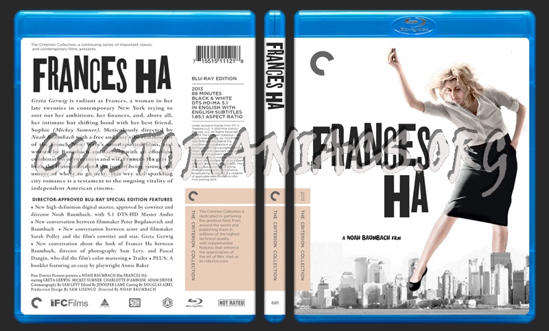 681 - Frances Ha blu-ray cover