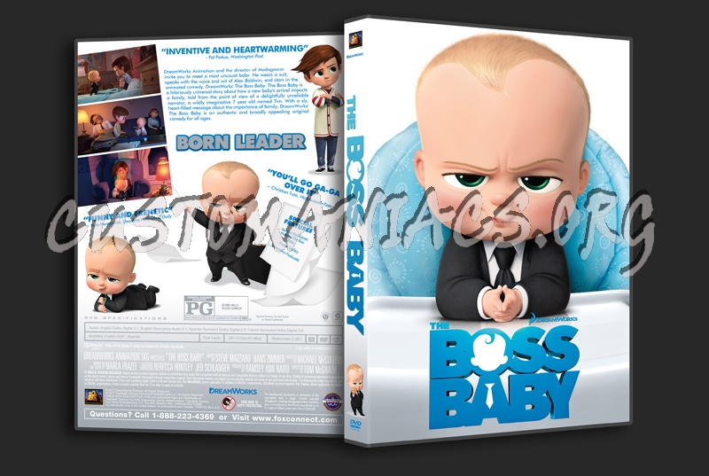 The Boss Baby dvd cover