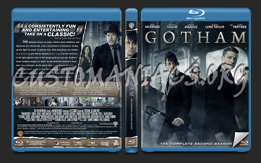 Gotham Season 2 blu-ray cover
