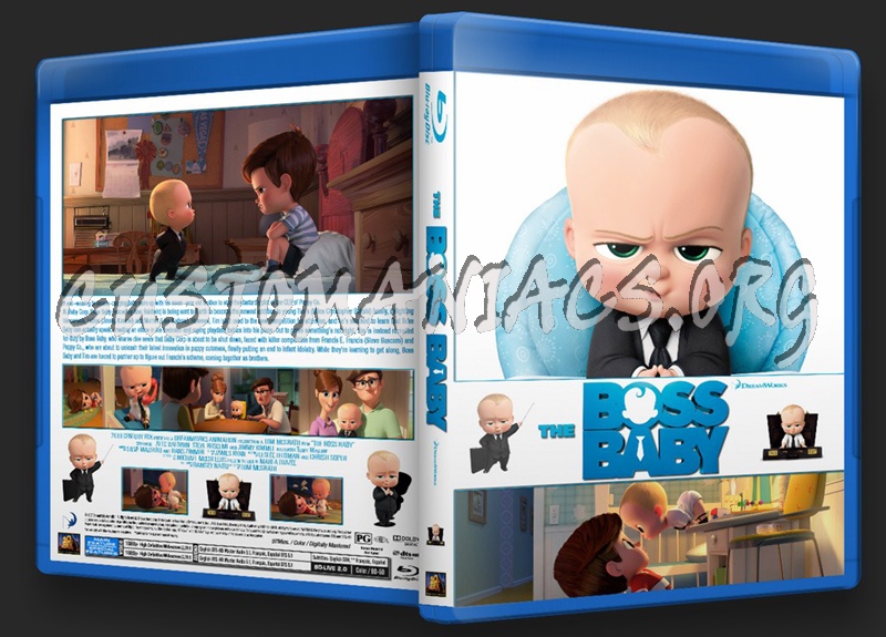 The Boss Baby blu-ray cover