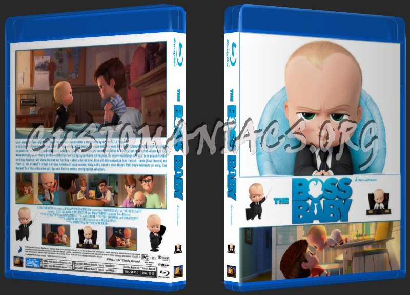 The Boss Baby blu-ray cover