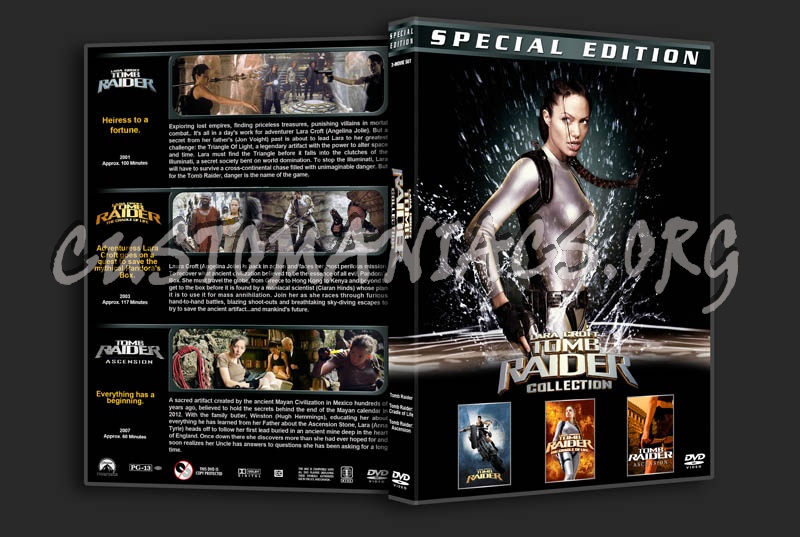 Tomb Raider Triple Feature dvd cover