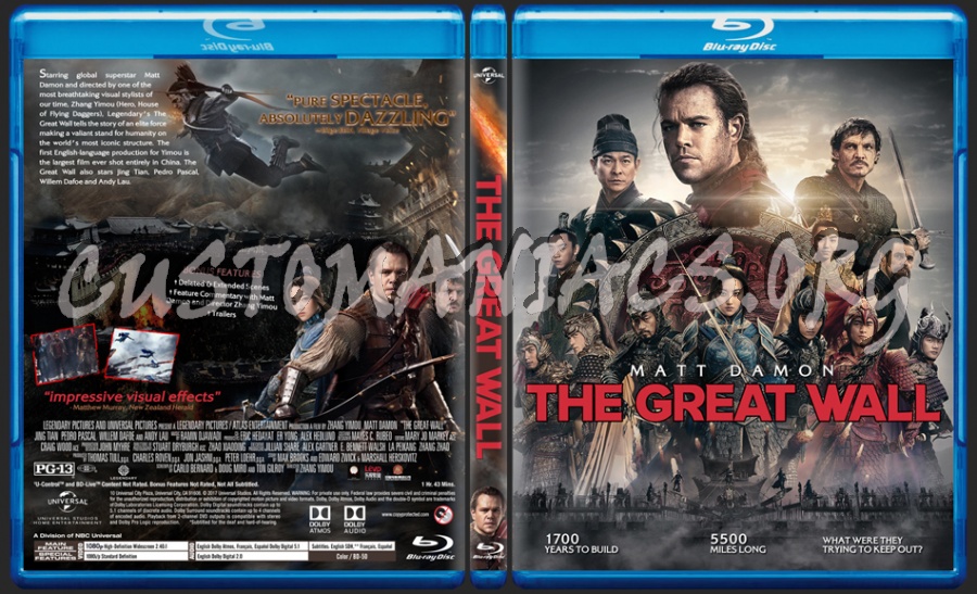 The Great Wall dvd cover