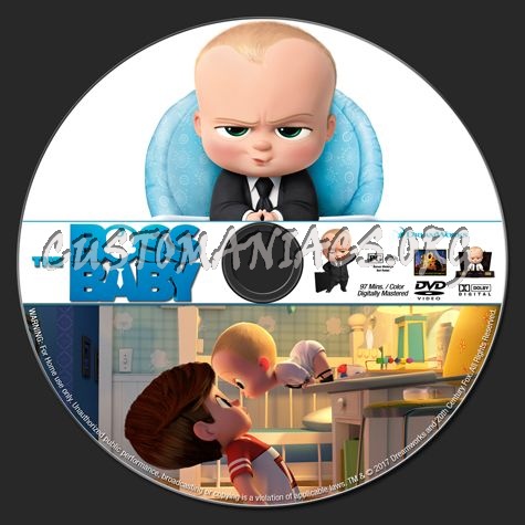 The Boss Baby dvd label