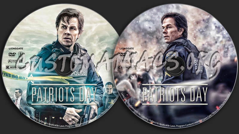 Patriots Day dvd label