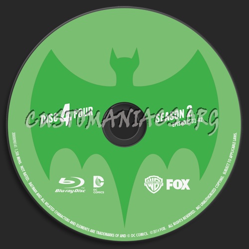 Batman Original Series Season Two blu-ray label