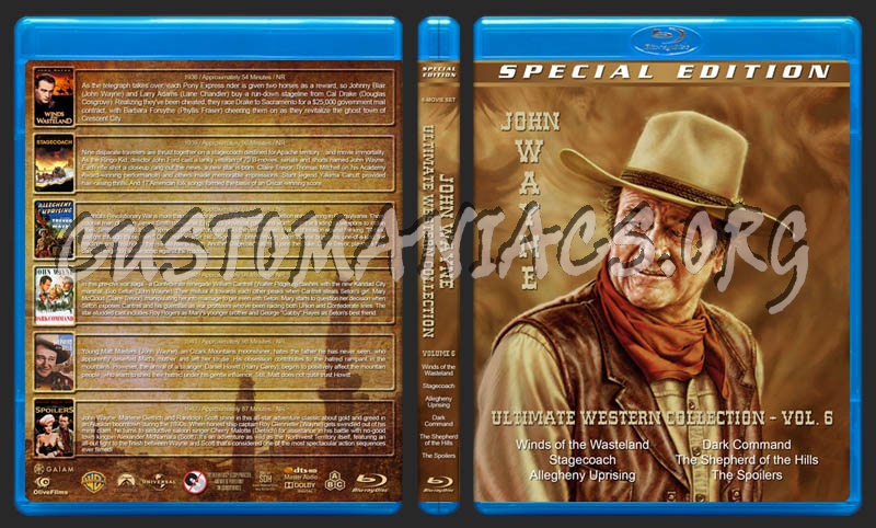John Wayne Ultimate Western Collection - Volume 6 (1936-1942) dvd cover