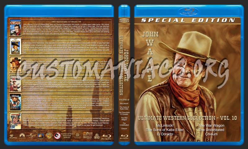 John Wayne Ultimate Western Collection - Volume 10 (1963-1970) dvd cover