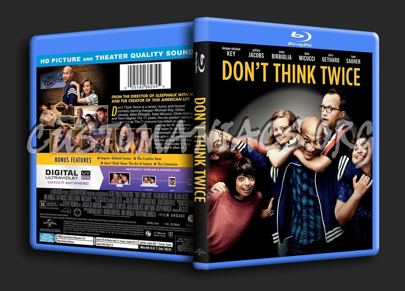 Don't Think Twice blu-ray cover