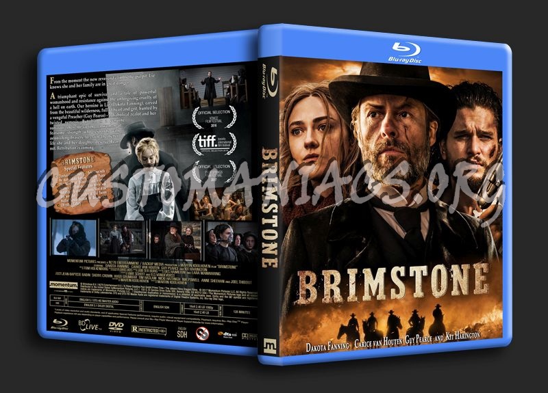Brimstone 2017 blu-ray cover