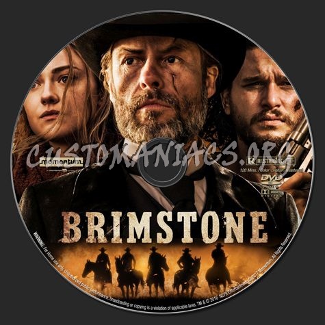 Brimstone 2017 dvd label
