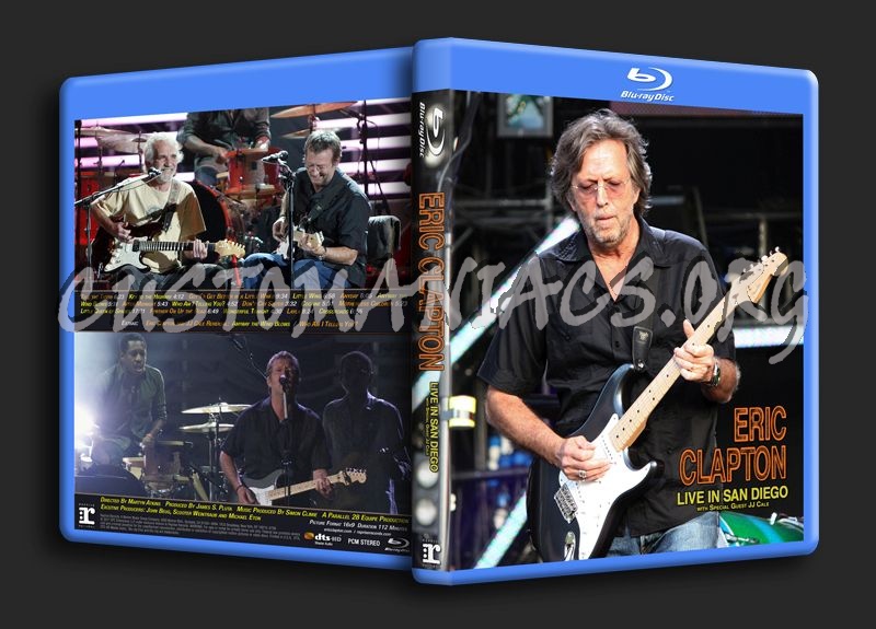 Eric Clapton: Live in San Diego 2007 blu-ray cover