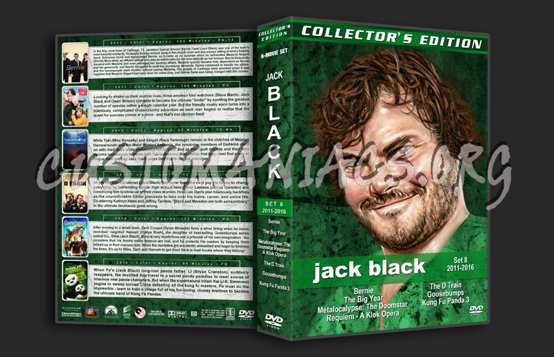 Jack Black Film Collection - Set 8 (2011-2016) dvd cover