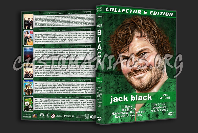 Jack Black Film Collection - Set 8 (2011-2016) dvd cover