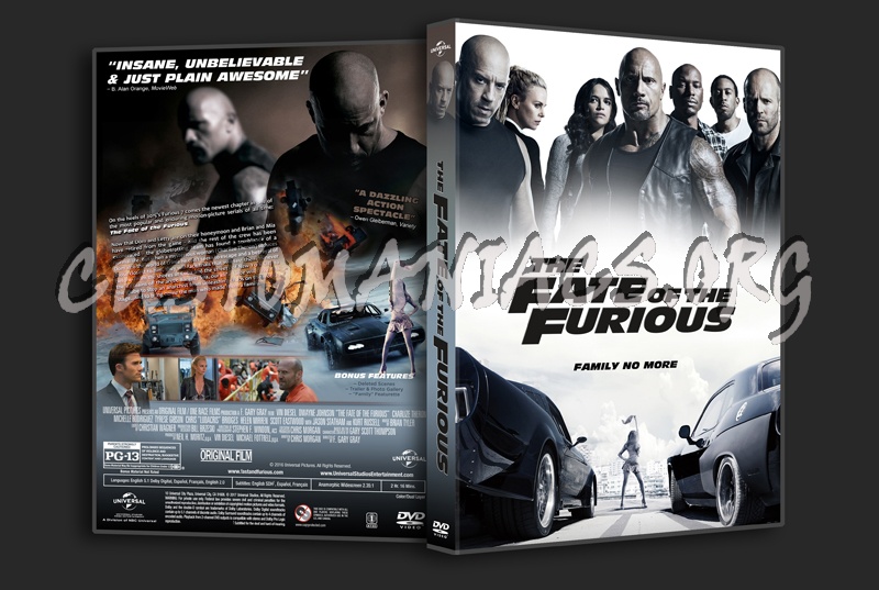 The Fate Of The Furious dvd cover