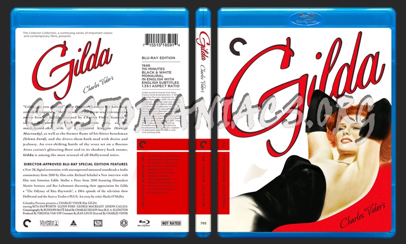 795 - Gilda blu-ray cover