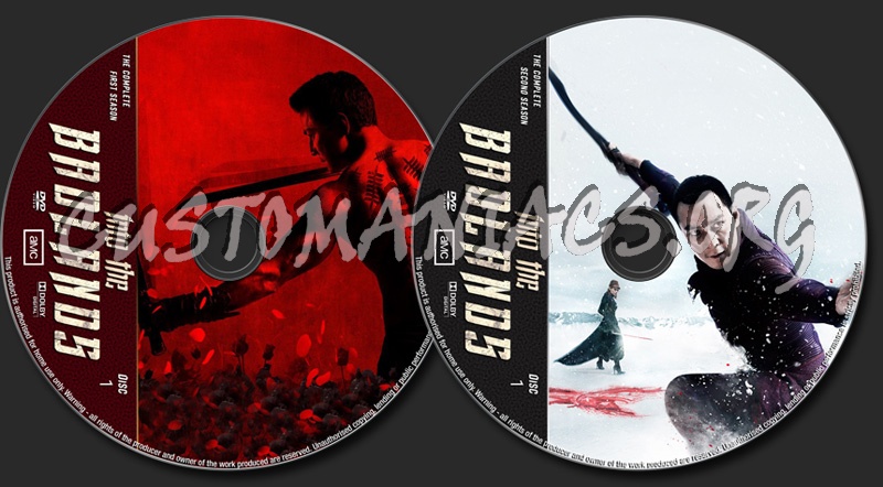 Into The Badlands Seasons 1-2 dvd label
