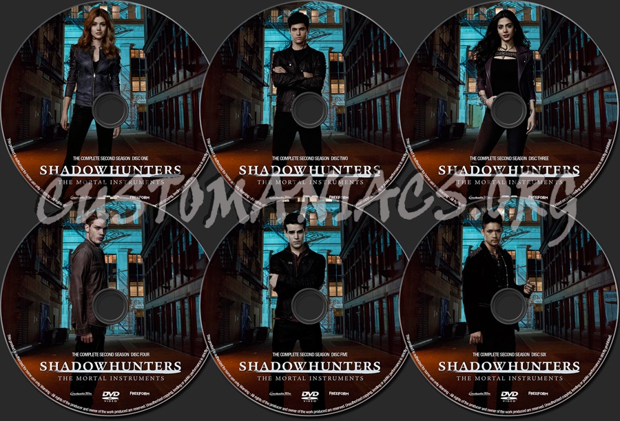 Shadowhunters Season 2 dvd label
