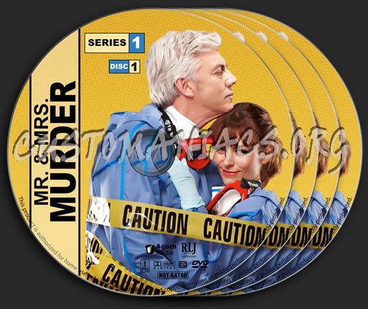 Mr. & Mrs. Murder - Series 1 dvd label