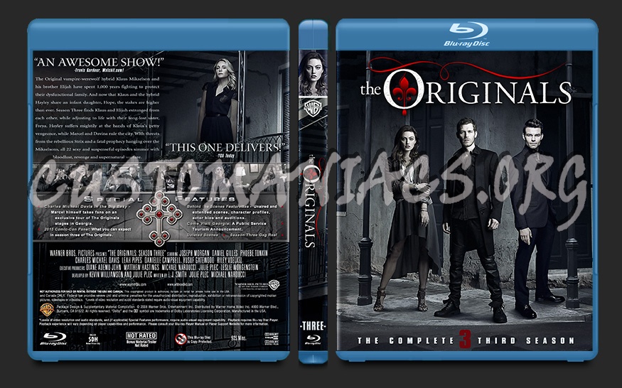 The Originals Season 3 blu-ray cover