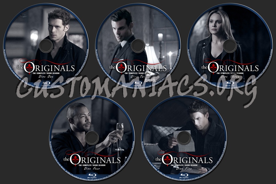 The Originals Season 3 blu-ray label