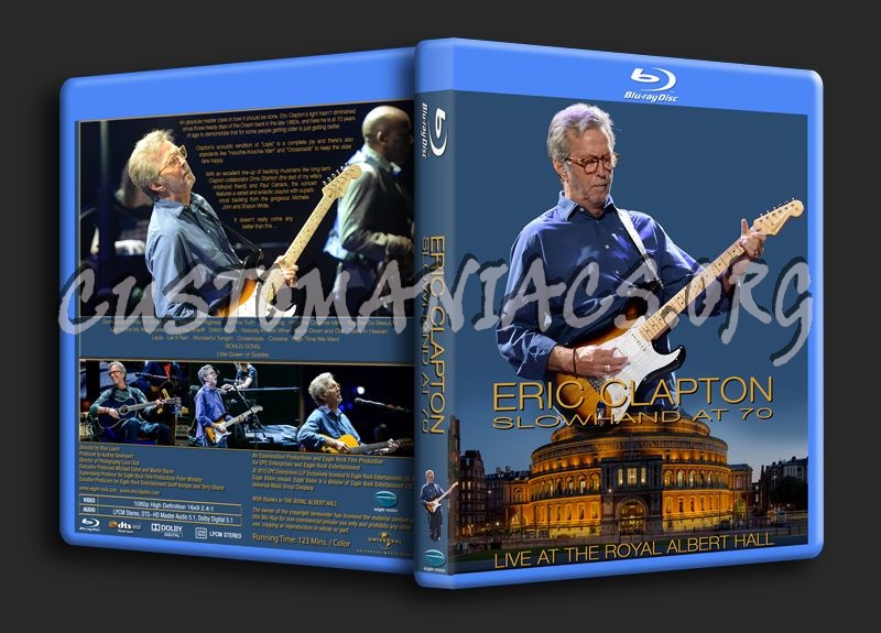 Eric Clapton: Slowhand at 70 Live at The Royal Albert Hall blu-ray cover