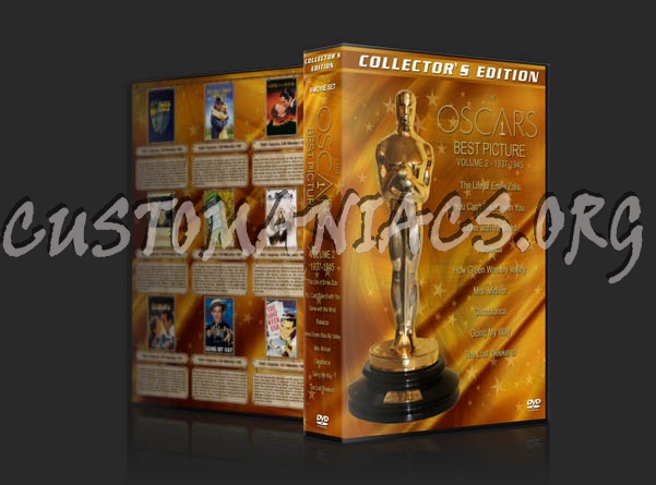 The Oscars: Best Picture - Volume 2 (1937-1943) dvd cover