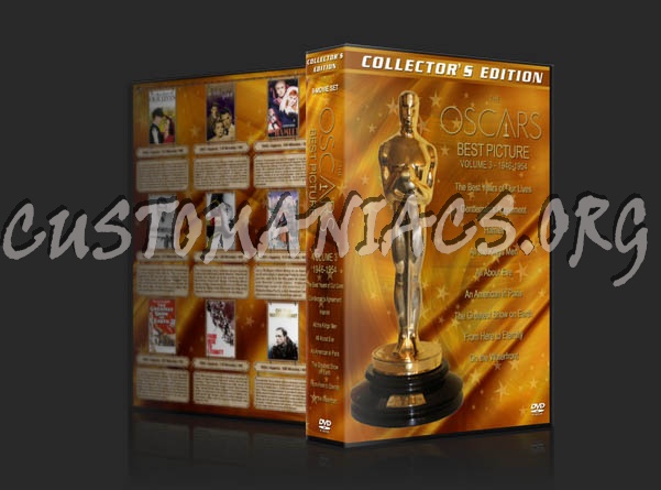 The Oscars: Best Picture - Volume 3 (1946-1954) dvd cover