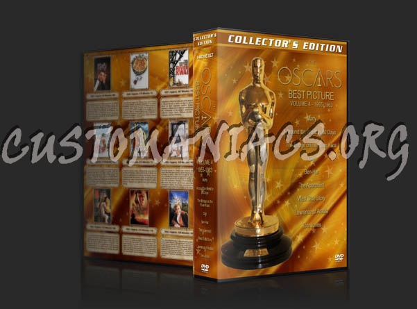 The Oscars: Best Picture - Volume 4 (1955-1963) dvd cover