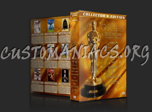 The Oscars: Best Picture - Volume 5 (1964-1972) dvd cover