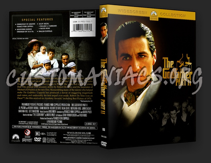 The Godfather: Part II dvd cover