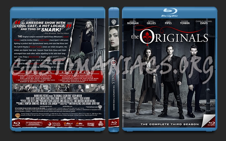 The Originals Season 3 blu-ray cover